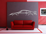 911 GT3 Model 997 Metal Silhouette