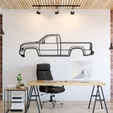 1999 Sierra 1500 2nd Gen Metal Silhouette