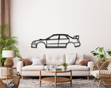 Subaru Impreza Hawkeye Metal Silhouette