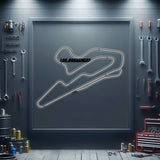 Los Barrancos Metal Neon Race Track