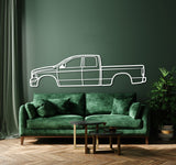 2002 Ram 1500 3rd Gen Metal Silhouette
