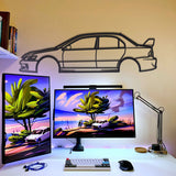 2006 Lancer Evo Metal Silhouette