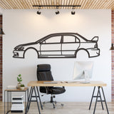 2006 Lancer Evo Metal Silhouette