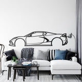 2020 Corvette Metal Silhouette