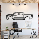 2022 F-150 Lightning Metal Silhouette