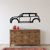 Mini Cooper S Metal Silhouette