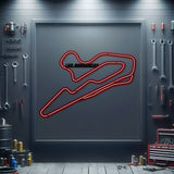 Los Barrancos Metal Neon Race Track