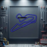 Los Barrancos Metal Neon Race Track