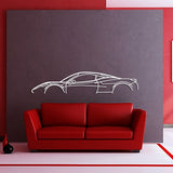458 Italia Classic Metal Silhouette