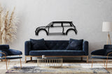Mini Cooper S Metal Silhouette