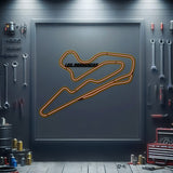 Los Barrancos Metal Neon Race Track