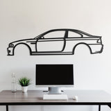 E46 M3 Metal Silhouette