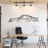 911 964 C2 Classic Metal Silhouette