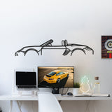 987 Boxster Classic Metal Silhouette