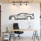 Camaro ZL1 Detailed Metal Silhouette