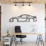 Cayman GT4 981 2016 Metal Silhouette