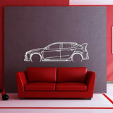 Civic Type-R FK8 Classic Metal Silhouette