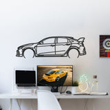 Civic Type-R FK8 Classic Metal Silhouette