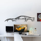 Corvette C6 ZR1 Classic Metal Silhouette