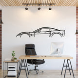 Corvette C6 ZR1 Classic Metal Silhouette