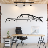 911 Turbo Model 930 Metal Silhouette