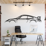 911 GT3 Model 997 Metal Silhouette