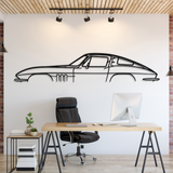 Corvette C2 Metal Silhouette