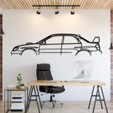 Subaru Impreza WRX STI GD Metal Silhouette