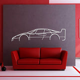F40 Classic Metal Silhouette