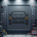 2022 K5 Front View Metal Neon Car Wall Art