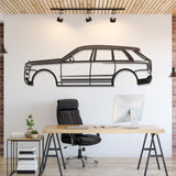 Rolls Royce Cullinan Metal Silhouette