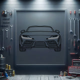 Supra MK5 Front View Metal Neon Car Wall Art