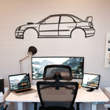 Subaru Impreza Blobeye Metal Silhouette