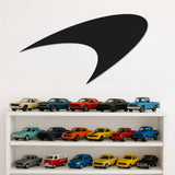 Special Design Swoosh In Black Metal Wall Art For IL