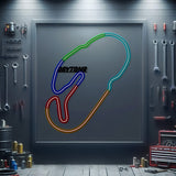 Daytona Metal Neon Race Track