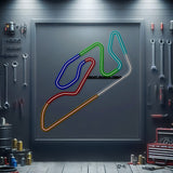 Circuit Ricardo Tormo Metal Neon Race Track