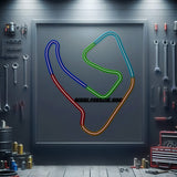 Audru Porsche Ring Metal Neon Race Track