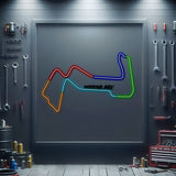 Marina Bay Metal Neon Race Track