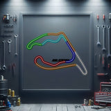 Oro Station Metal Neon Race Track