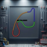 Nelson Ledges Metal Neon Race Track