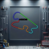 Modena Metal Neon Race Track