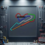Los Barrancos Metal Neon Race Track