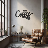 Coffee Bar Lettering Metal Wall Decor
