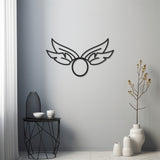 Having Wings Eyelash Metal Wall Art