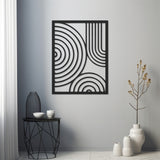 Decorative Hoops And Frame Metal Wall Art