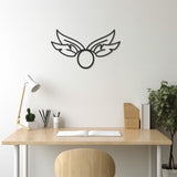 Having Wings Eyelash Metal Wall Art