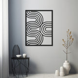 Decorative Path And Frame Metal Wall Art