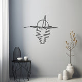 Sunset Line Art Metal Wall Decor