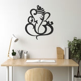 Elephant Line Art Metal Walll Decor
