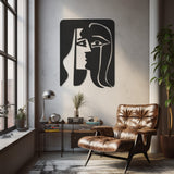 The Dark And Bright Side Of Love Metal Wall Art